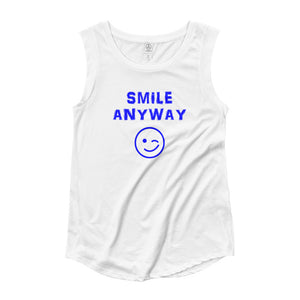 "Smile Anyway" Something Special Blue Letter