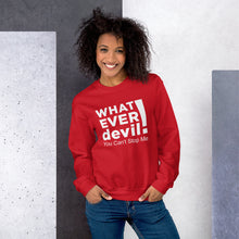 Load image into Gallery viewer, &quot;Can&#39;t Stop&quot; White Letter Sweatshirt