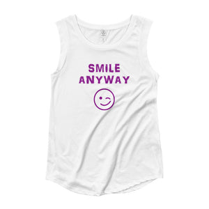"Smile Anyway" Something Special Purple Letter