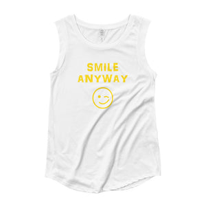 "Smile Anyway" Something Special Gold Letter