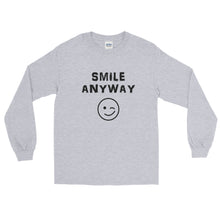Load image into Gallery viewer, &quot;Smile Anyway&quot; LS Black