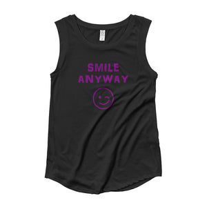 "Smile Anyway" Something Special Purple Letter