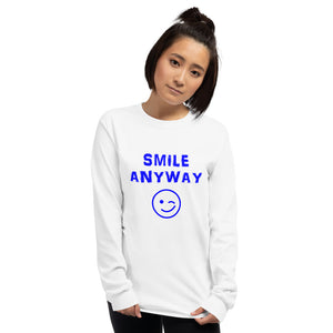 "Smile Anyway" LS Blue