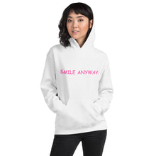 Load image into Gallery viewer, &quot;Smile Anyway&quot; Hoodie Pink 2