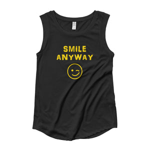 "Smile Anyway" Something Special Gold Letter