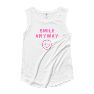 "Smile Anyway" Something Special Pink Letter
