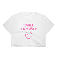 Load image into Gallery viewer, &quot;Smile Anyway&quot; Crop Pink Letter