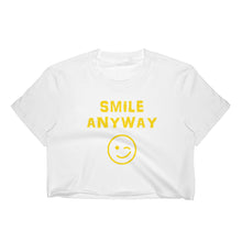 Load image into Gallery viewer, &quot;Smile Anyway&quot; Crop Gold Letter