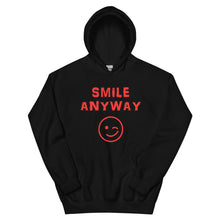 Load image into Gallery viewer, &quot;Smile Anyway&quot; Hoodie Red