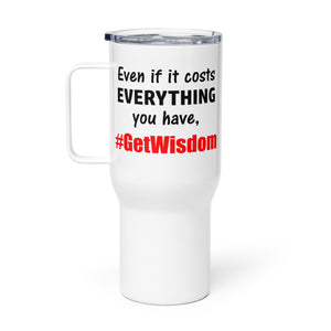 #GetWisdom Travel Mug