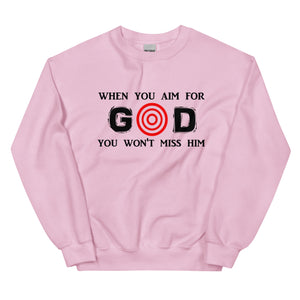 "BULLSEYE" Sweatshirt Black Letter