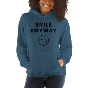 "Smile Anyway" Hoodie Black