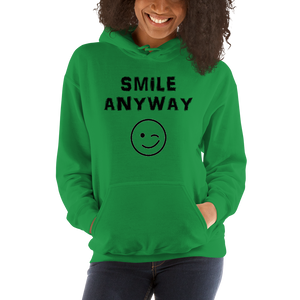 "Smile Anyway" Hoodie Black