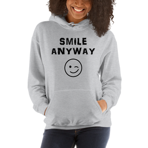 "Smile Anyway" Hoodie Black