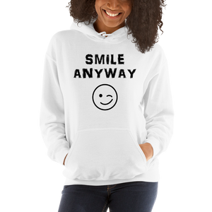 "Smile Anyway" Hoodie Black