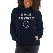 Load image into Gallery viewer, &quot;Smile Anyway&quot; Hoodie White