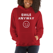 Load image into Gallery viewer, &quot;Smile Anyway&quot; Hoodie White
