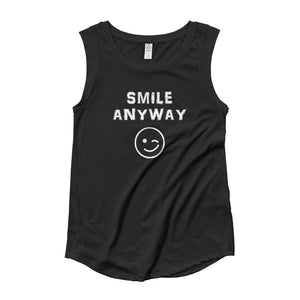 "Smile Anyway" Something Special White Letter