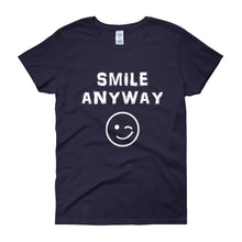 Load image into Gallery viewer, &quot;Smile Anyway&quot; Lady White