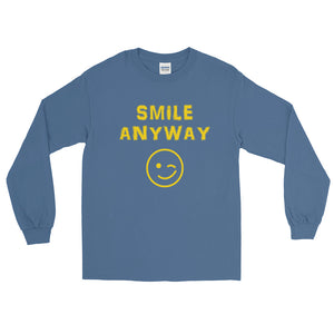 "Smile Anyway" Gold Letter LS