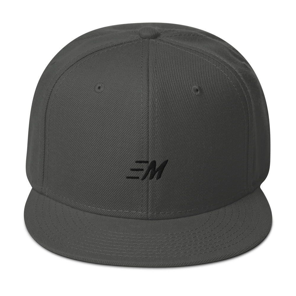 MOMENTUM Black Letter Snapback