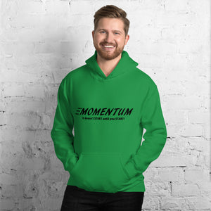 "Momentum" Hoodie Black
