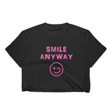 Load image into Gallery viewer, &quot;Smile Anyway&quot; Crop Pink Letter