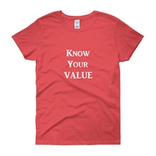 Load image into Gallery viewer, &quot;Know Your Value&quot; White Letter