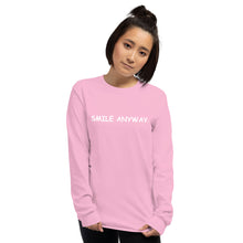 Load image into Gallery viewer, &quot;Smile Anyway&quot; LS White 2