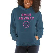 Load image into Gallery viewer, &quot;Smile Anyway&quot; Hoodie Pink