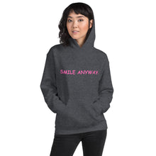 Load image into Gallery viewer, &quot;Smile Anyway&quot; Hoodie Pink 2