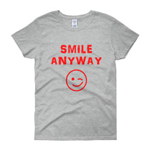Load image into Gallery viewer, &quot;Smile Anyway&quot; Lady Red