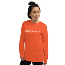 Load image into Gallery viewer, &quot;Smile Anyway&quot; LS White 2