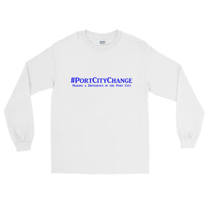 #PortCityChange Blue Letter LS