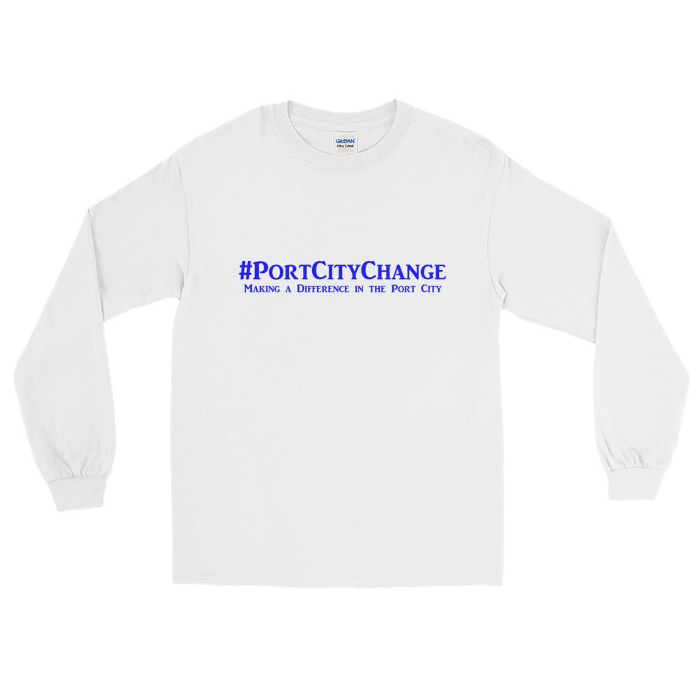 #PortCityChange Blue Letter LS