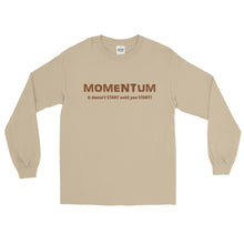 Load image into Gallery viewer, &quot;MOMENTUM&quot; Brown Letter LS