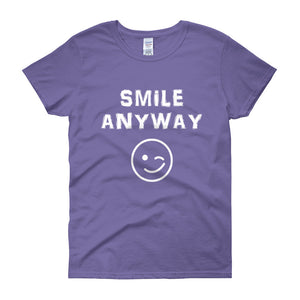 "Smile Anyway" Lady White