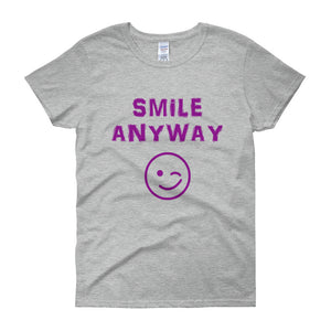 "Smile Anyway" Lady Purple