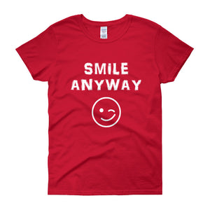 "Smile Anyway" Lady White