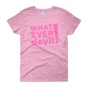 Full Pink Letter Lady X