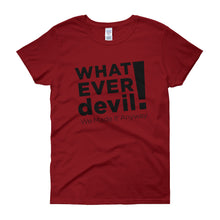 Load image into Gallery viewer, &quot;Whatever devil!&quot; Lady Black X
