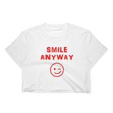 Load image into Gallery viewer, &quot;Smile Anyway&quot; Crop Red Letter