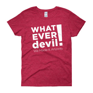"Whatever devil!" Lady White X