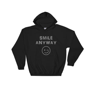 "Smile Anyway" Hoodie Gray