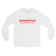 Load image into Gallery viewer, &quot;MOMENTUM&quot; Red Letter LS