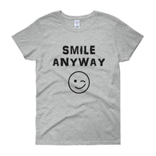 Load image into Gallery viewer, &quot;Smile Anyway&quot; Lady Black