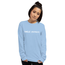 Load image into Gallery viewer, &quot;Smile Anyway&quot; LS White 2