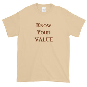 "Know Your Value" Brown Letter
