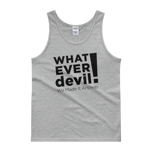 Men's Tank Black Letter