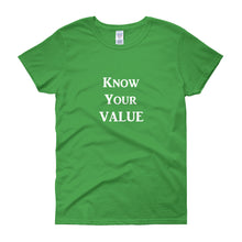 Load image into Gallery viewer, &quot;Know Your Value&quot; White Letter